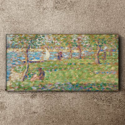 Summer afternoon on the river Canvas print