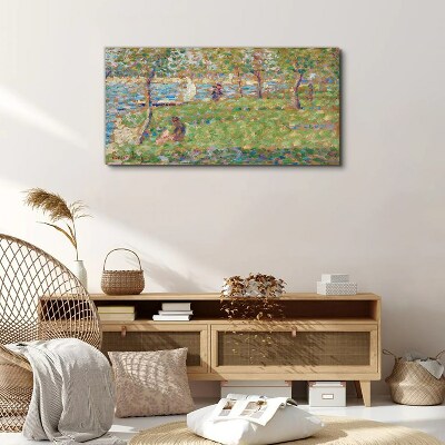 Summer afternoon on the river Canvas print