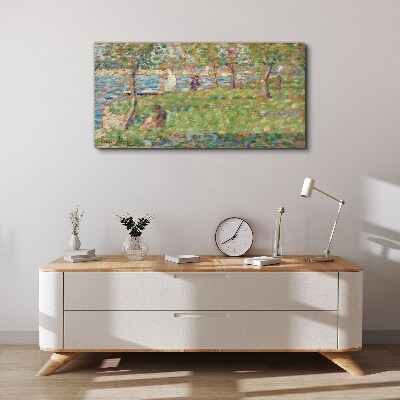 Summer afternoon on the river Canvas print