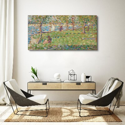 Summer afternoon on the river Canvas print