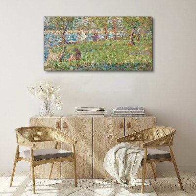 Summer afternoon on the river Canvas print