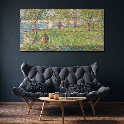 Summer afternoon on the river Canvas print