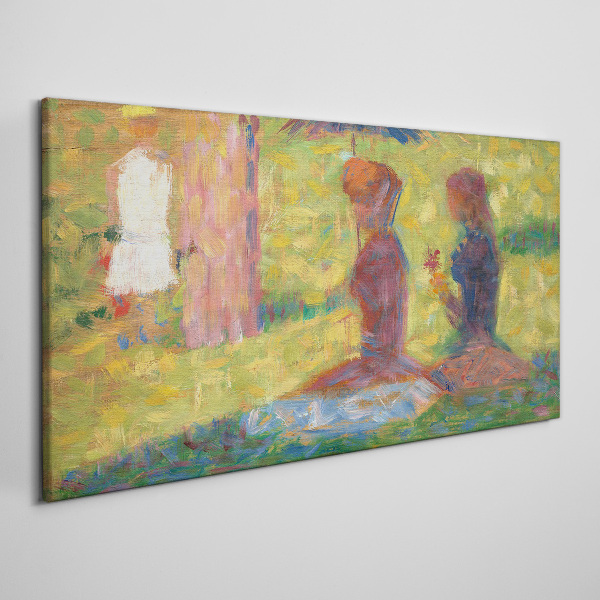 Captured moments in pastel colors Canvas print