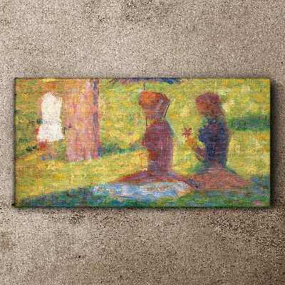 Captured moments in pastel colors Canvas print