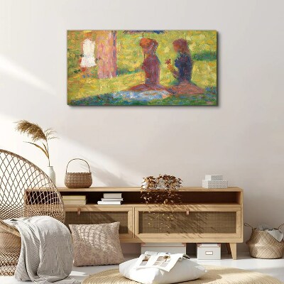 Captured moments in pastel colors Canvas print