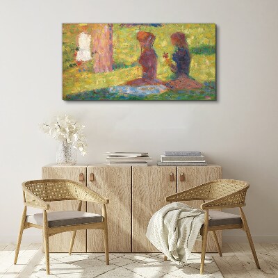 Captured moments in pastel colors Canvas print
