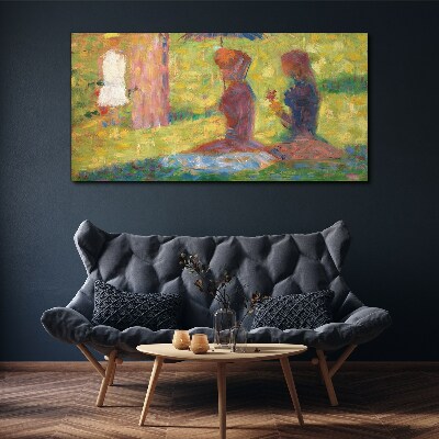 Captured moments in pastel colors Canvas print