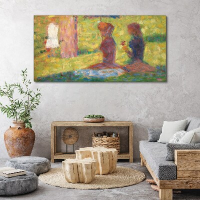 Captured moments in pastel colors Canvas print