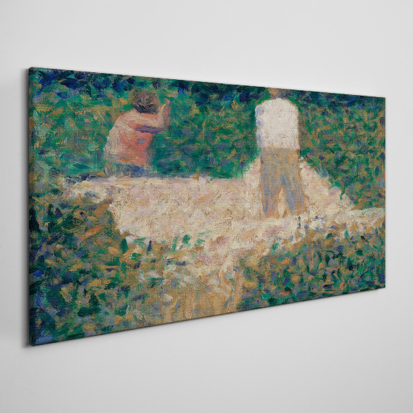Summer Garden Meeting Canvas print