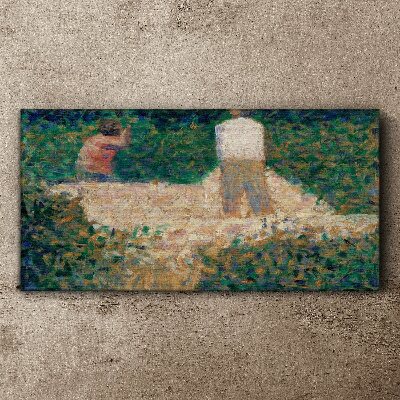 Summer Garden Meeting Canvas print