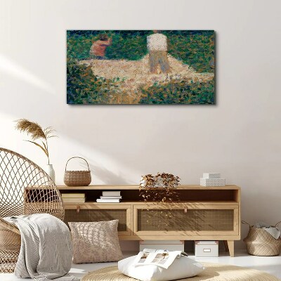 Summer Garden Meeting Canvas print
