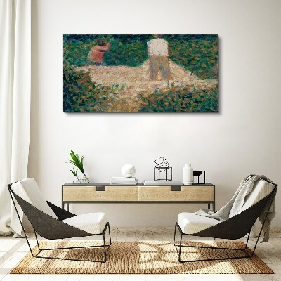 Summer Garden Meeting Canvas print