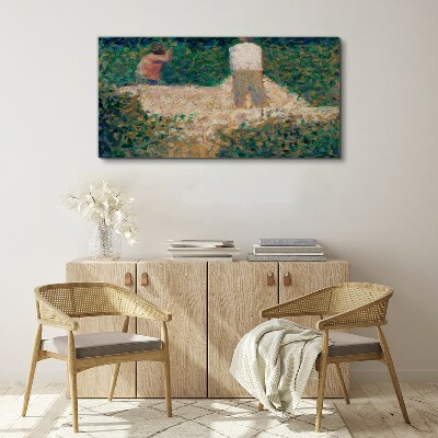 Summer Garden Meeting Canvas print