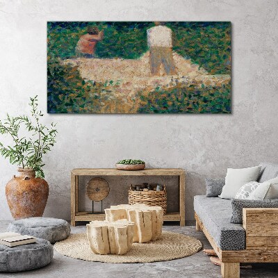 Summer Garden Meeting Canvas print