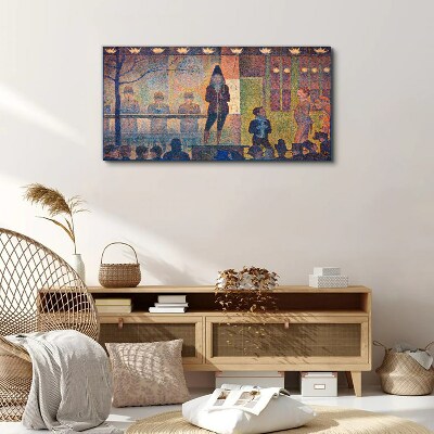 A show in the spotlight Canvas print