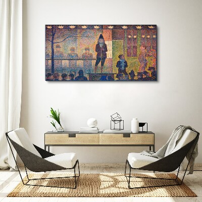 A show in the spotlight Canvas print