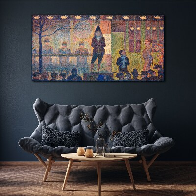 A show in the spotlight Canvas print