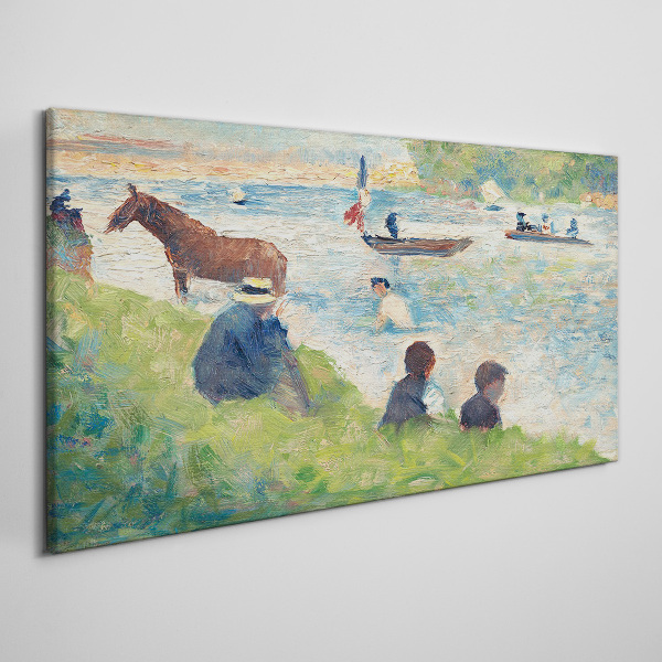 Summer afternoon on the river Canvas print