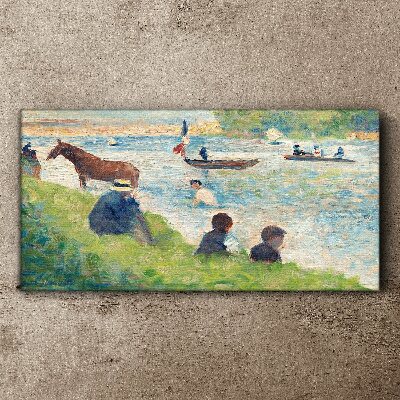 Summer afternoon on the river Canvas print