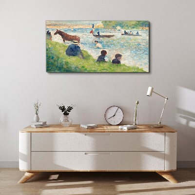 Summer afternoon on the river Canvas print