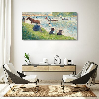 Summer afternoon on the river Canvas print