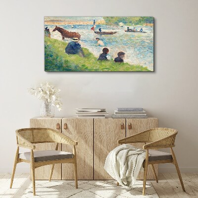 Summer afternoon on the river Canvas print