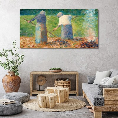 Women working in the garden Canvas print