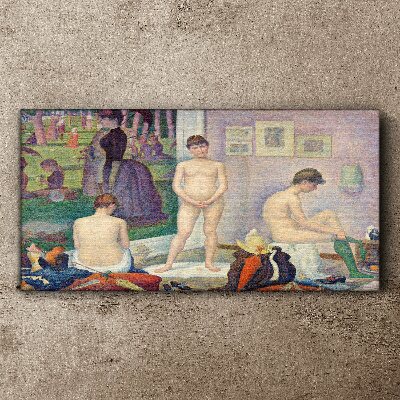 Intimate moments in the garden Canvas print