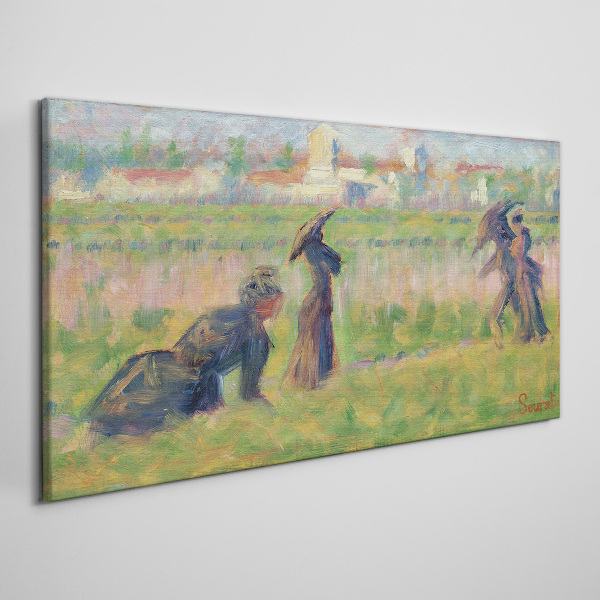 A walk in the sun Canvas print