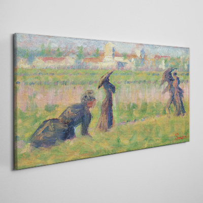 A walk in the sun Canvas print