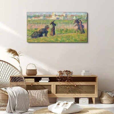 A walk in the sun Canvas print