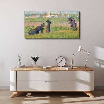 A walk in the sun Canvas print