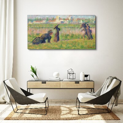 A walk in the sun Canvas print