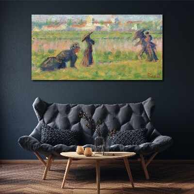 A walk in the sun Canvas print