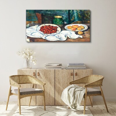 Still life with fruit Canvas print