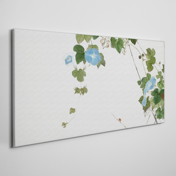 Floral motif in delicate shades Canvas print