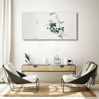 Floral composition in delicate shades Canvas print