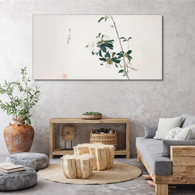 Floral composition in delicate shades Canvas print
