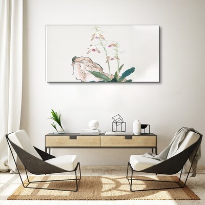 Flowers against the backdrop of nature Canvas print