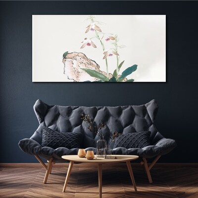 Flowers against the backdrop of nature Canvas print