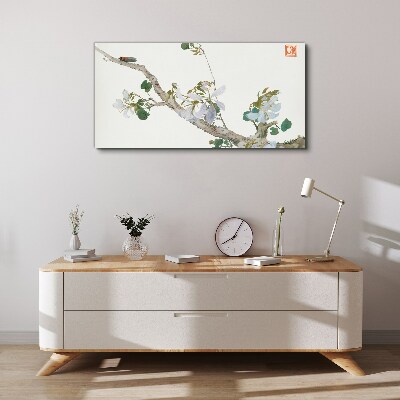 Insects and flowers ju lian Canvas print