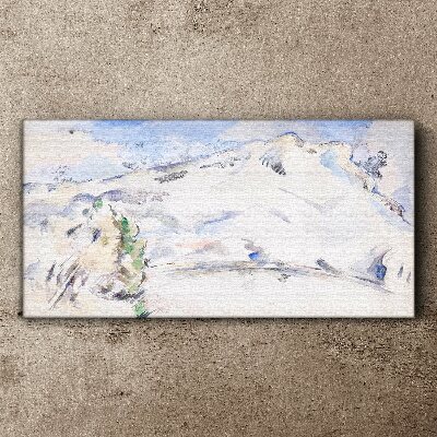 Nature mountains landscape Canvas print