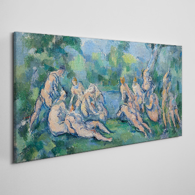 Nature Bathing Scene Canvas print