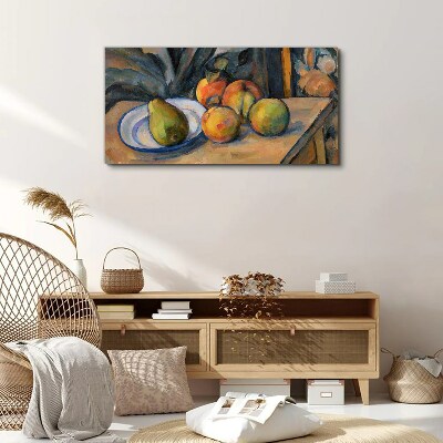 Large pear paul cézanne Canvas print