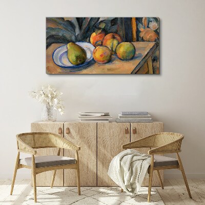 Large pear paul cézanne Canvas print