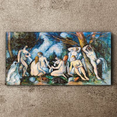 Winter Picnic Canvas print