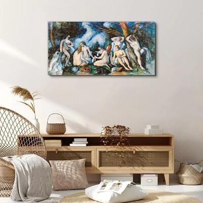 Winter Picnic Canvas print