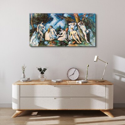 Winter Picnic Canvas print
