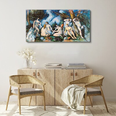 Winter Picnic Canvas print