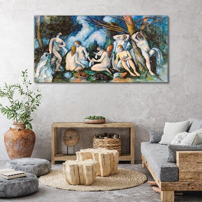 Winter Picnic Canvas print